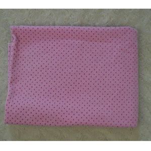 Carter's Pink Red Hearts Baby Receiving Blanket Thin Flannel Cotton Lovey
